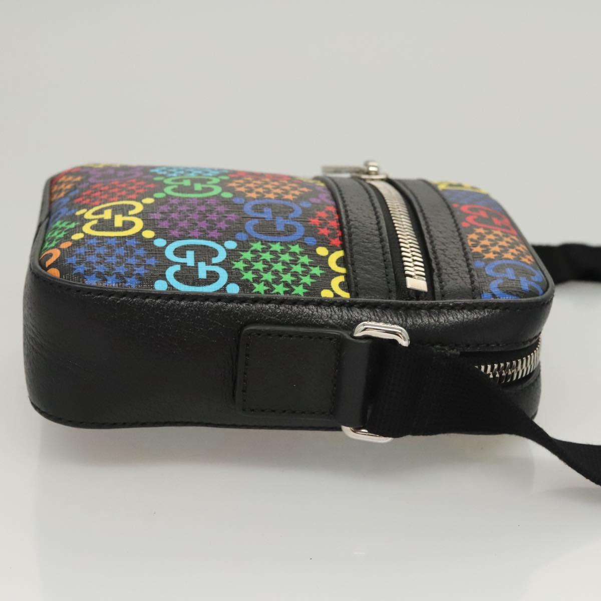 GUCCI GG Psychedelic Shoulder Bag Multicolor Silver 598103