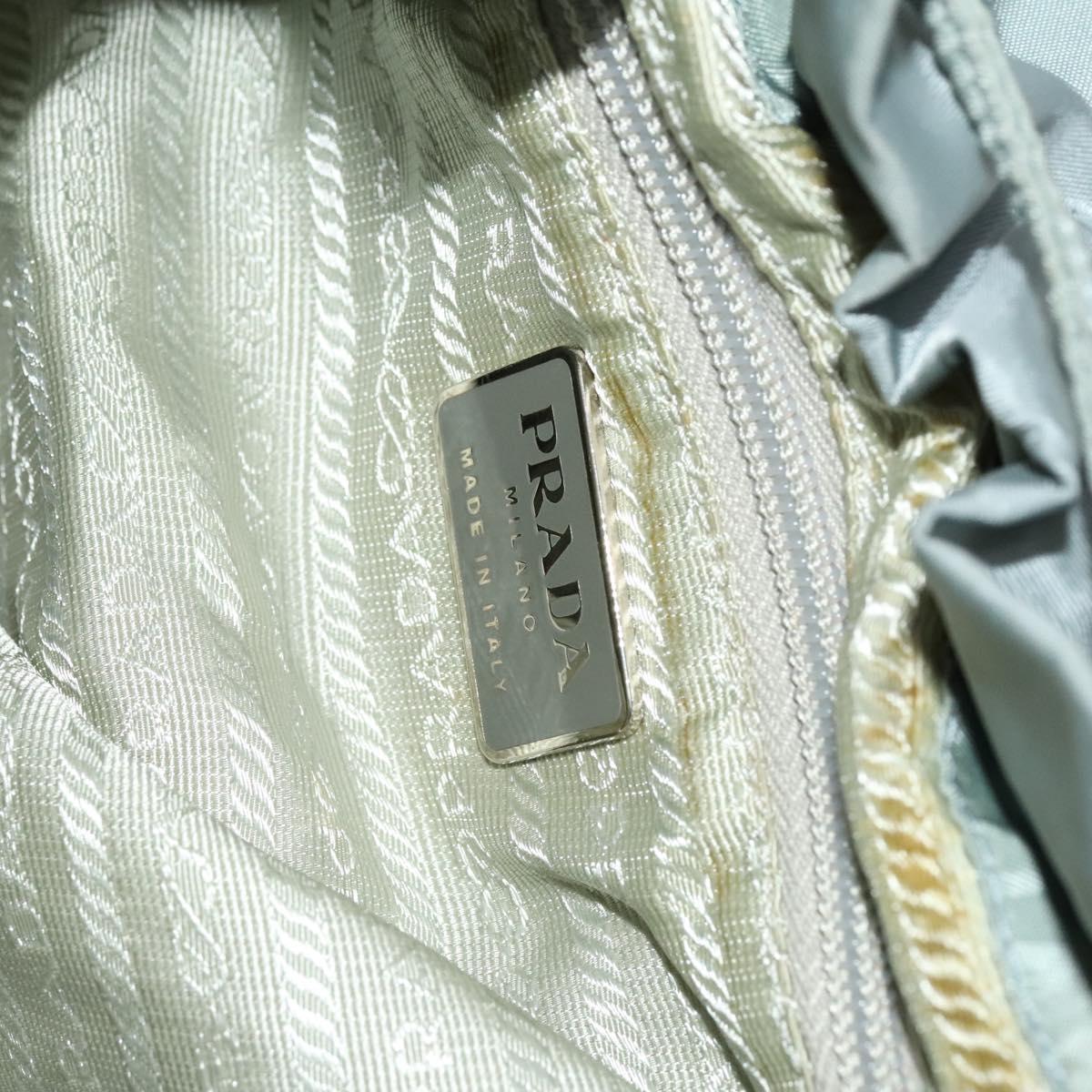 PRADA Backpack Nylon Light Blue Silver Auth 118295 PRADA Backpack Nylon Light Blue Silver Auth 118295 | eBay main image 2