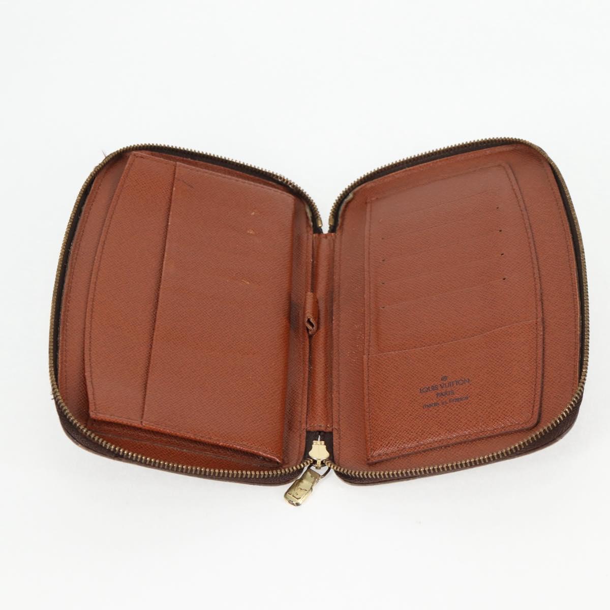 LOUIS VUITTON Monogram Agenda Jeode Travel Case M62950 LV Auth