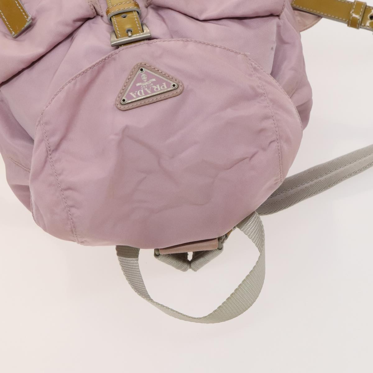 PRADA Backpack Nylon Pink Silver Auth 119214 | eBay
