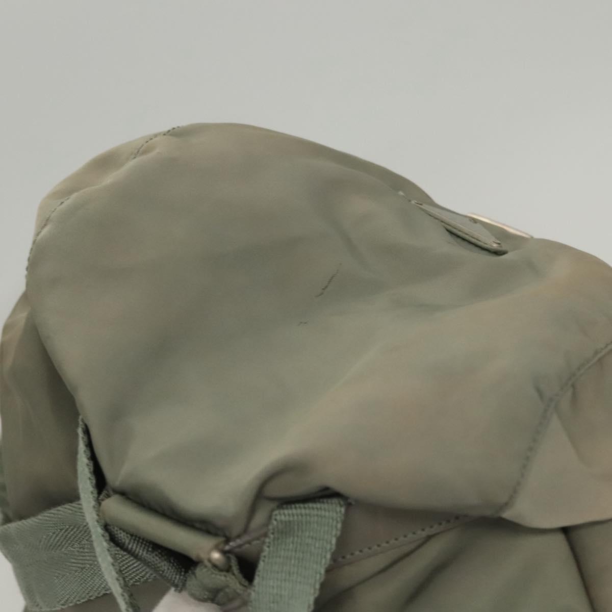 PRADA Backpack Nylon Green Auth 121476 | eBay display picture 1