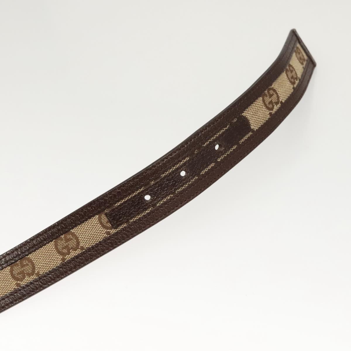 GUCCI GG Canvas Interlocking Belt 33.5