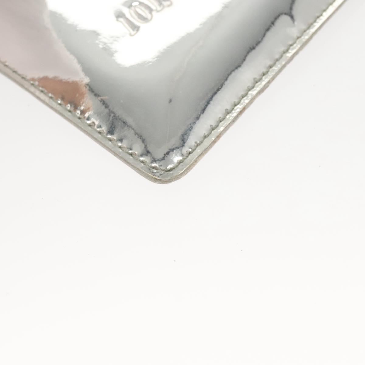 LOUIS VUITTON Monogram Miroir Pochette Platt Pouch Silver M95277