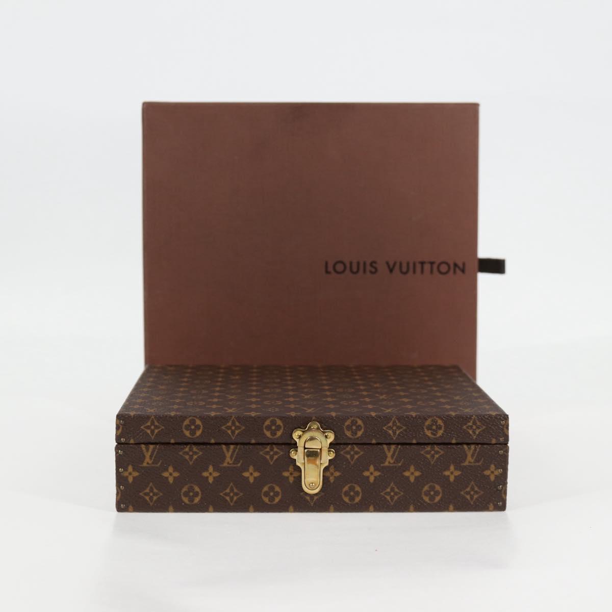 LOUIS VUITTON ギフトボックス アクセサリーケースのみ LOUIS VUITTON Monogram Jewelry case Jewelry Box LV Auth 125659SAV