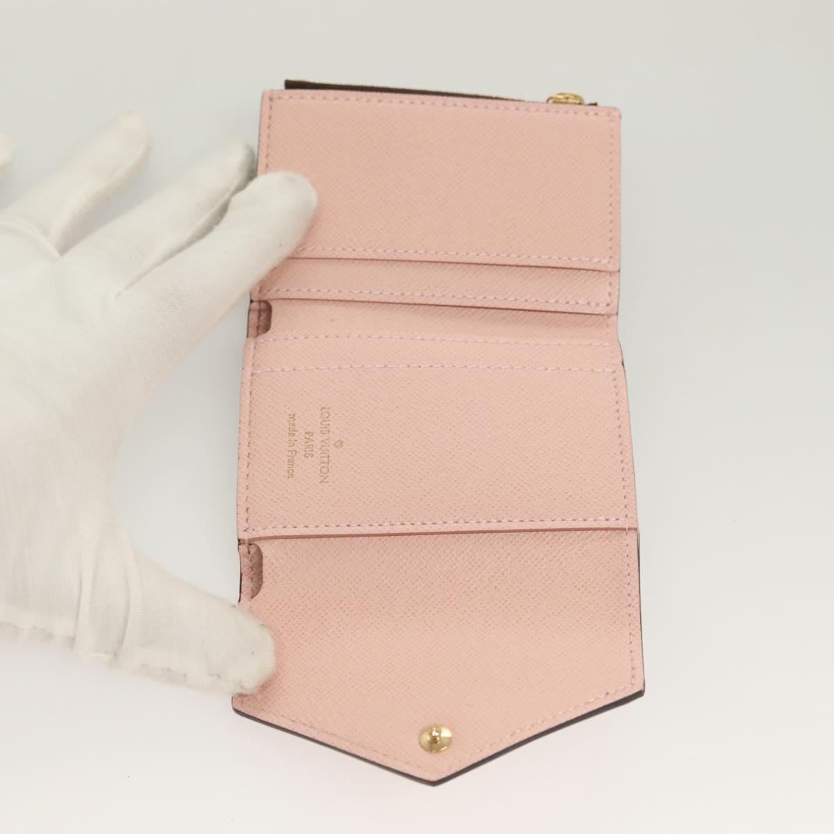 LOUIS VUITTON Monogram Portefeuille Zoe Wallet Pink M62933