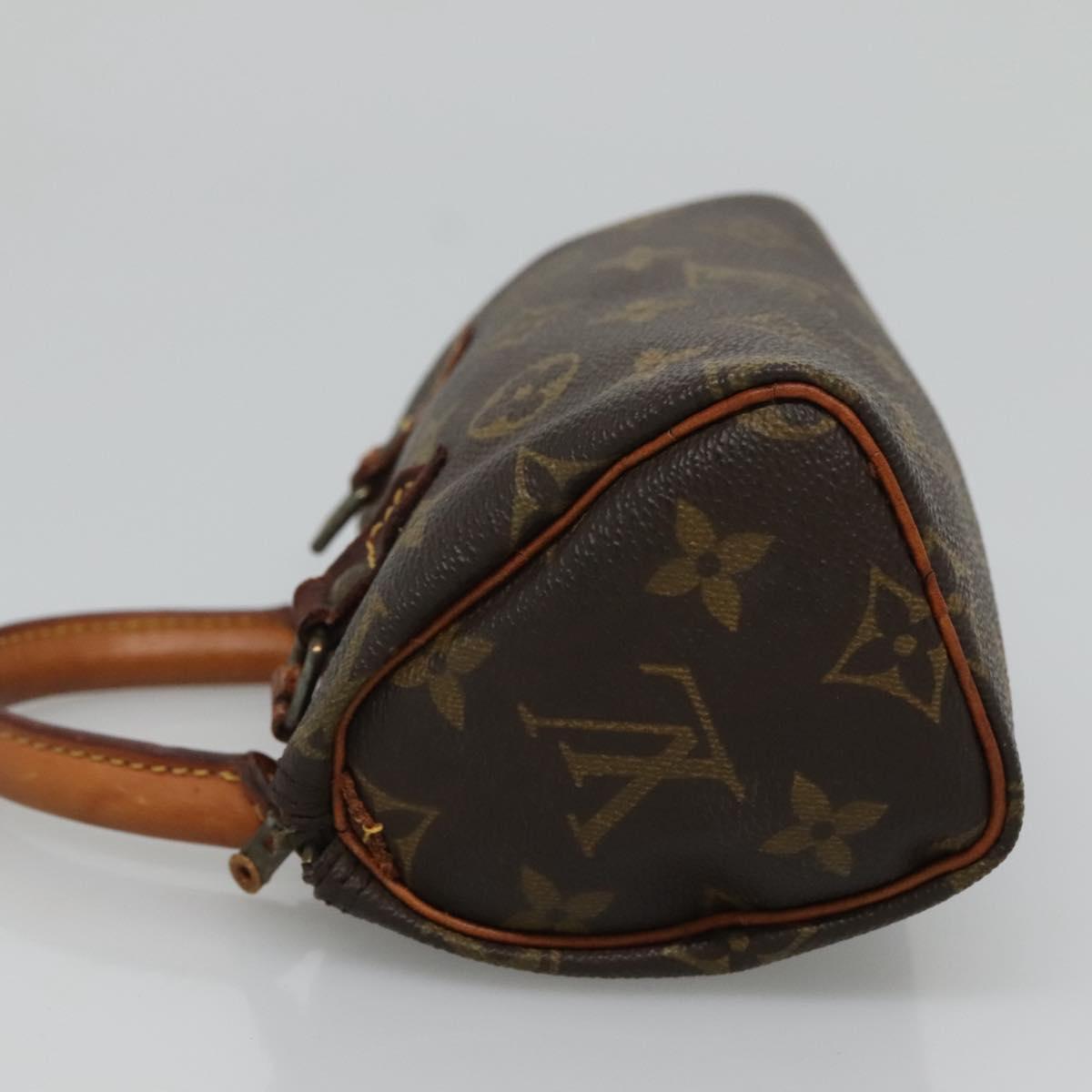 LOUIS VUITTON Monogram Mini Speedy Hand Bag M41534 LV Auth 126625