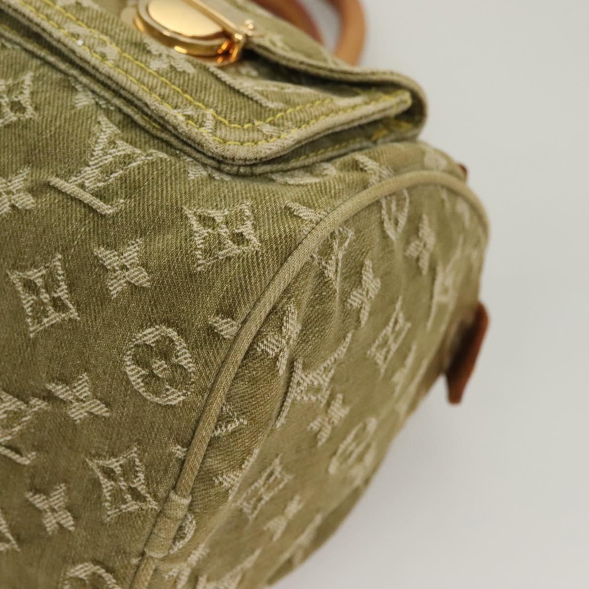 極美品　LOUIS VUITTONルイ ヴィトン ネオスピーディーM95215 LOUIS VUITTON Monogram Denim Neo Speedy Hand Bag Riken