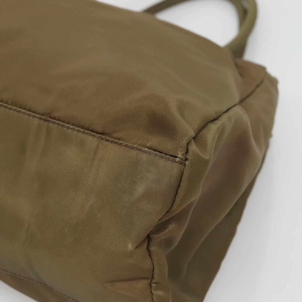 PRADA Hand Bag Nylon Khaki Auth 127819 | eBay
