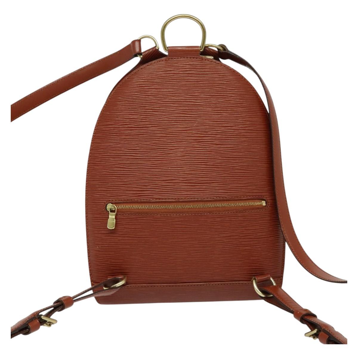 LOUIS VUITTON Epi Mabillon Backpack Brown M52233 LV Auth  display picture 2