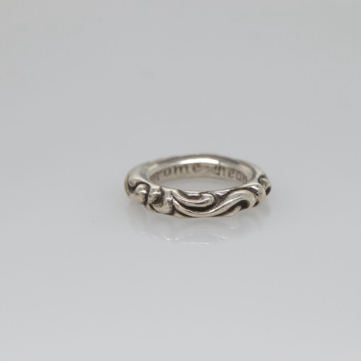 Chrome Hearts Scroll Band Ring Ag925 Silver Auth 128899M | eBay