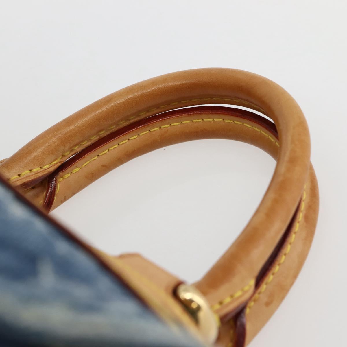LOUIS VUITTON Monogram Denim Neo Speedy Hand Bag Blue M95019 LV