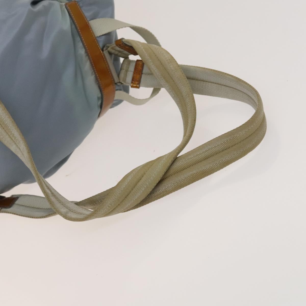 PRADA Backpack Nylon Light Blue Silver Auth 129415 | eBay UK display picture 2