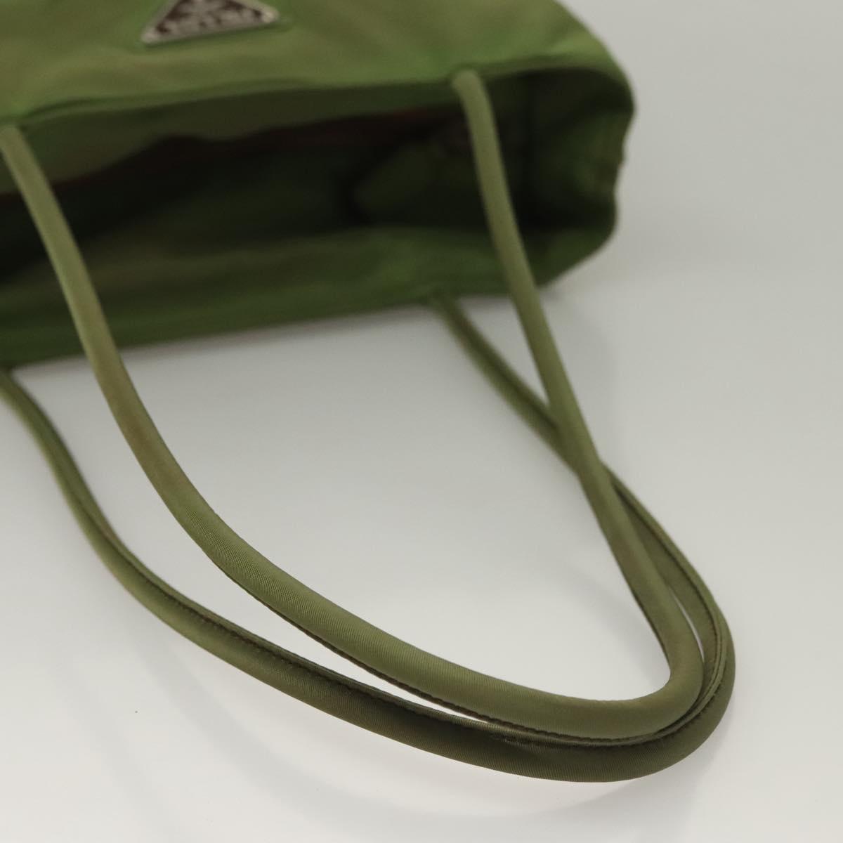PRADA Tote Bag Nylon Green Auth 129642 | eBay