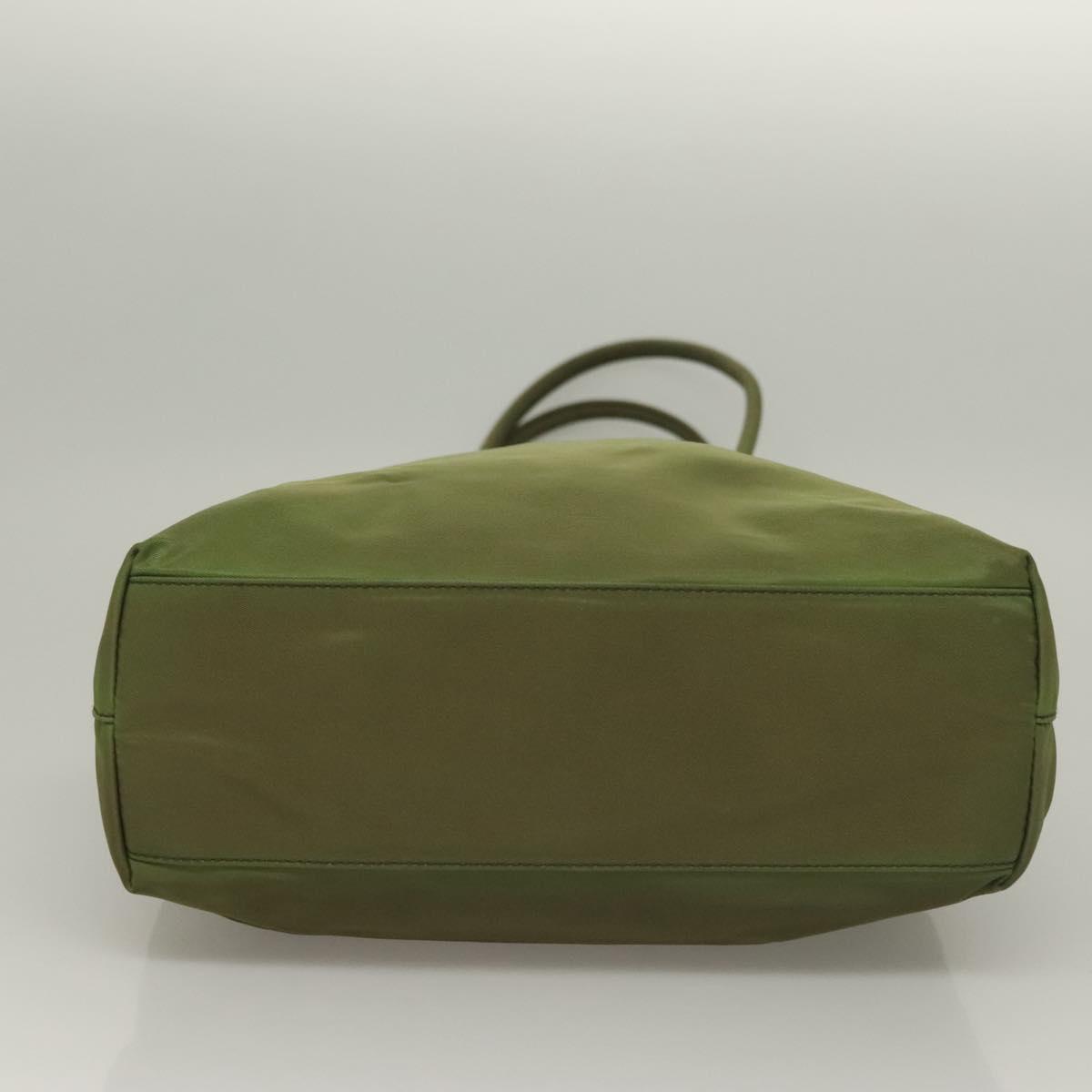 PRADA Tote Bag Nylon Green Auth 129642 | eBay