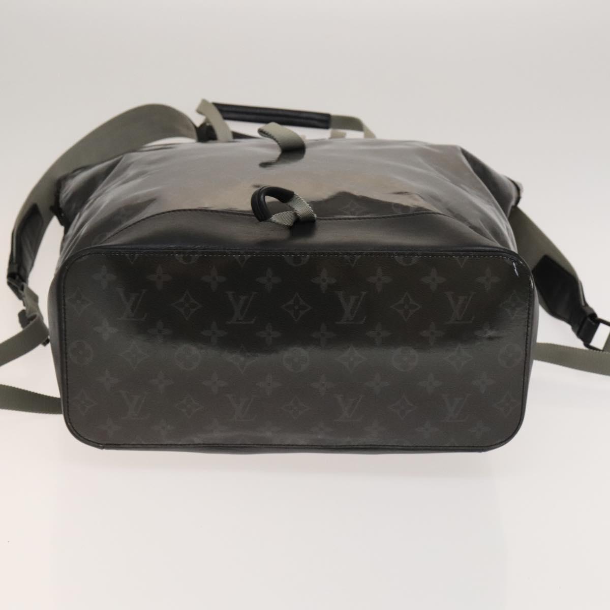 LOUIS VUITTON Monogram Eclipse Glaze Zipped Tote Backpack M43900 LV LOUIS VUITTON Monogram Eclipse Glaze Zipped Tote Backpack  main image 2