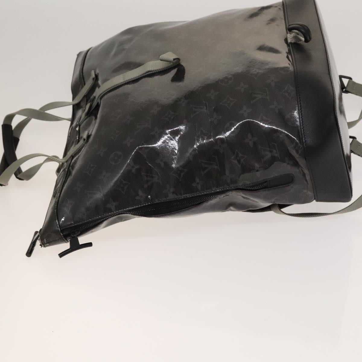 LOUIS VUITTON Monogram Eclipse Glaze Zipped Tote Backpack  display picture 1
