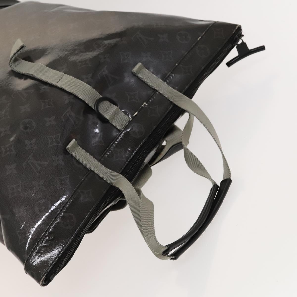 LOUIS VUITTON Monogram Eclipse Glaze Zipped Tote Backpack  display picture 2