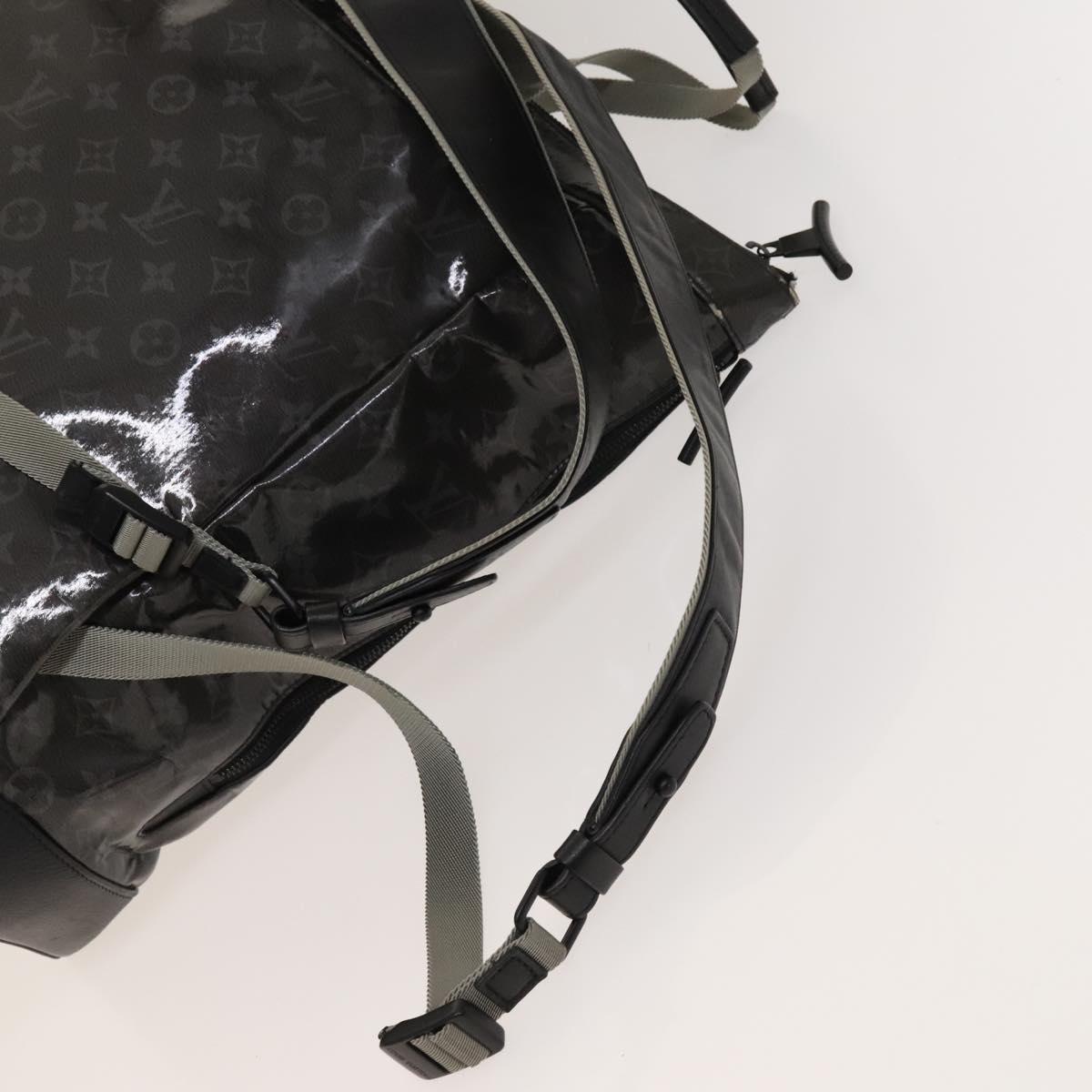 LOUIS VUITTON Monogram Eclipse Glaze Zipped Tote Backpack 