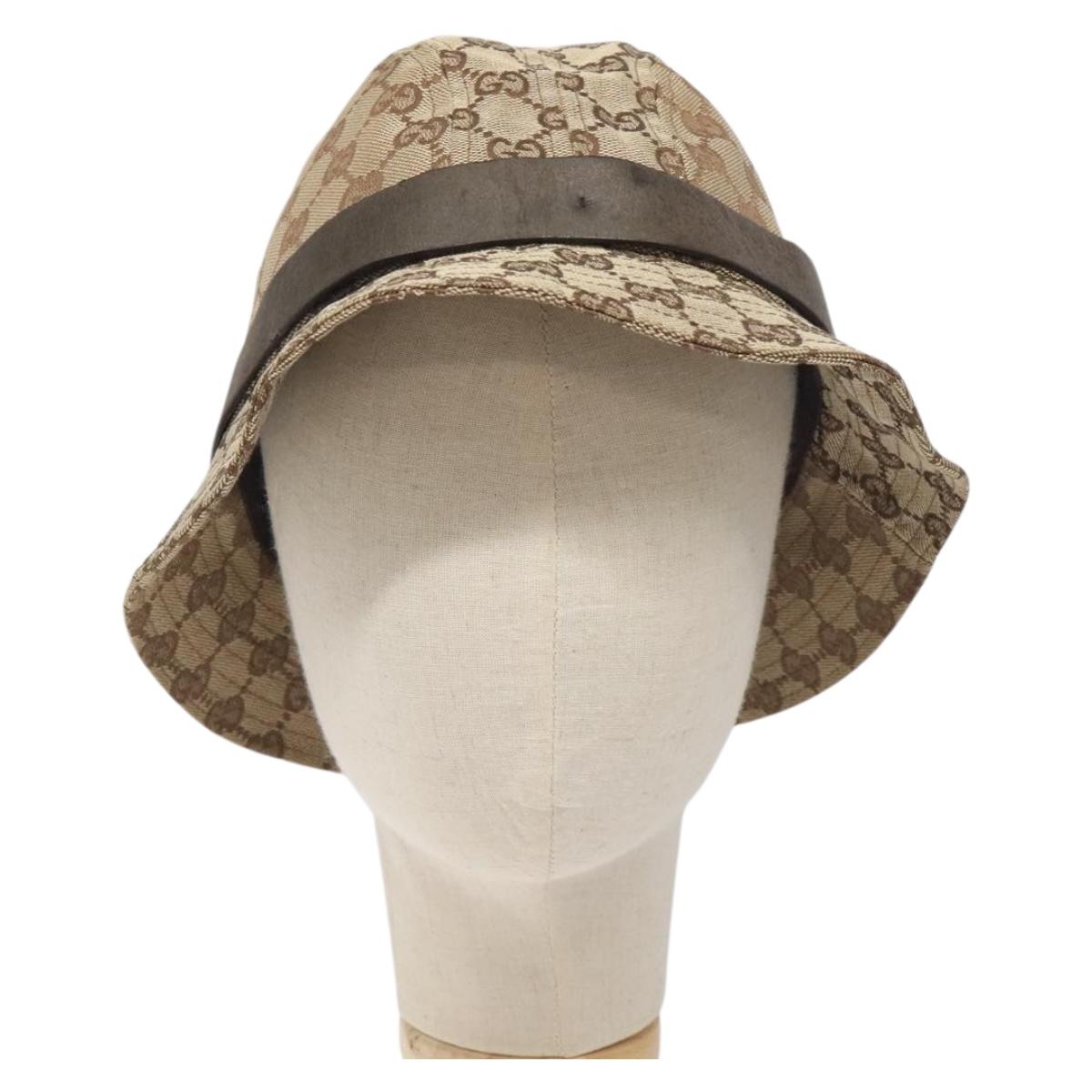 GUCCI キャスケット Beige / Brown GG Canvas Fedora | GUCCI® US