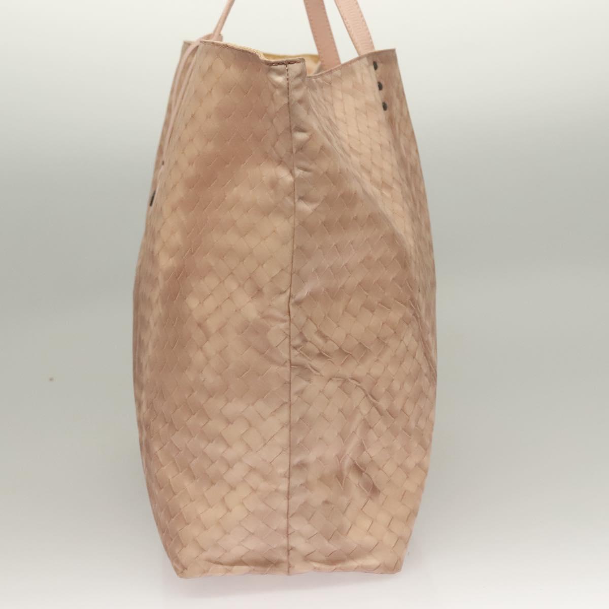 BOTTEGA VENETA Tote Bag Nylon Beige Auth 131133 | eBay