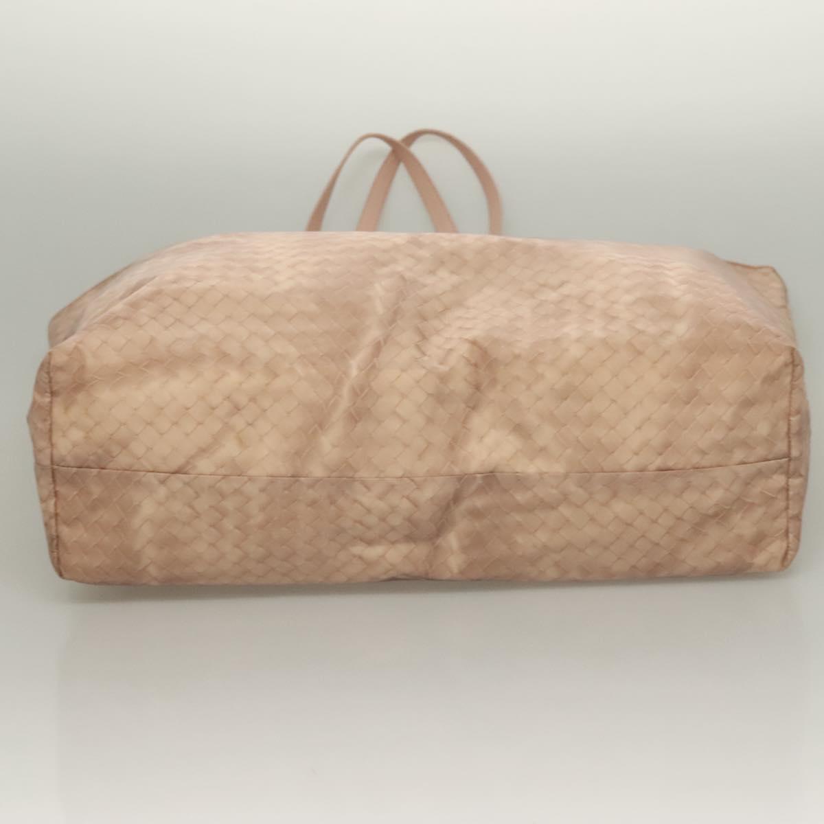 BOTTEGA VENETA Tote Bag Nylon Beige Auth 131133 | eBay
