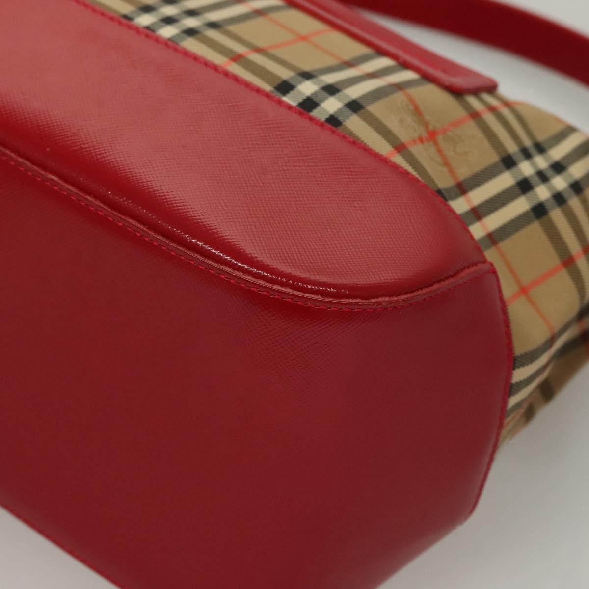 バッグ Vintage Burberry Nova Check Mini Bag Red Authentic Burberry Red Nova Check Nylon Tote Bag Purse 12