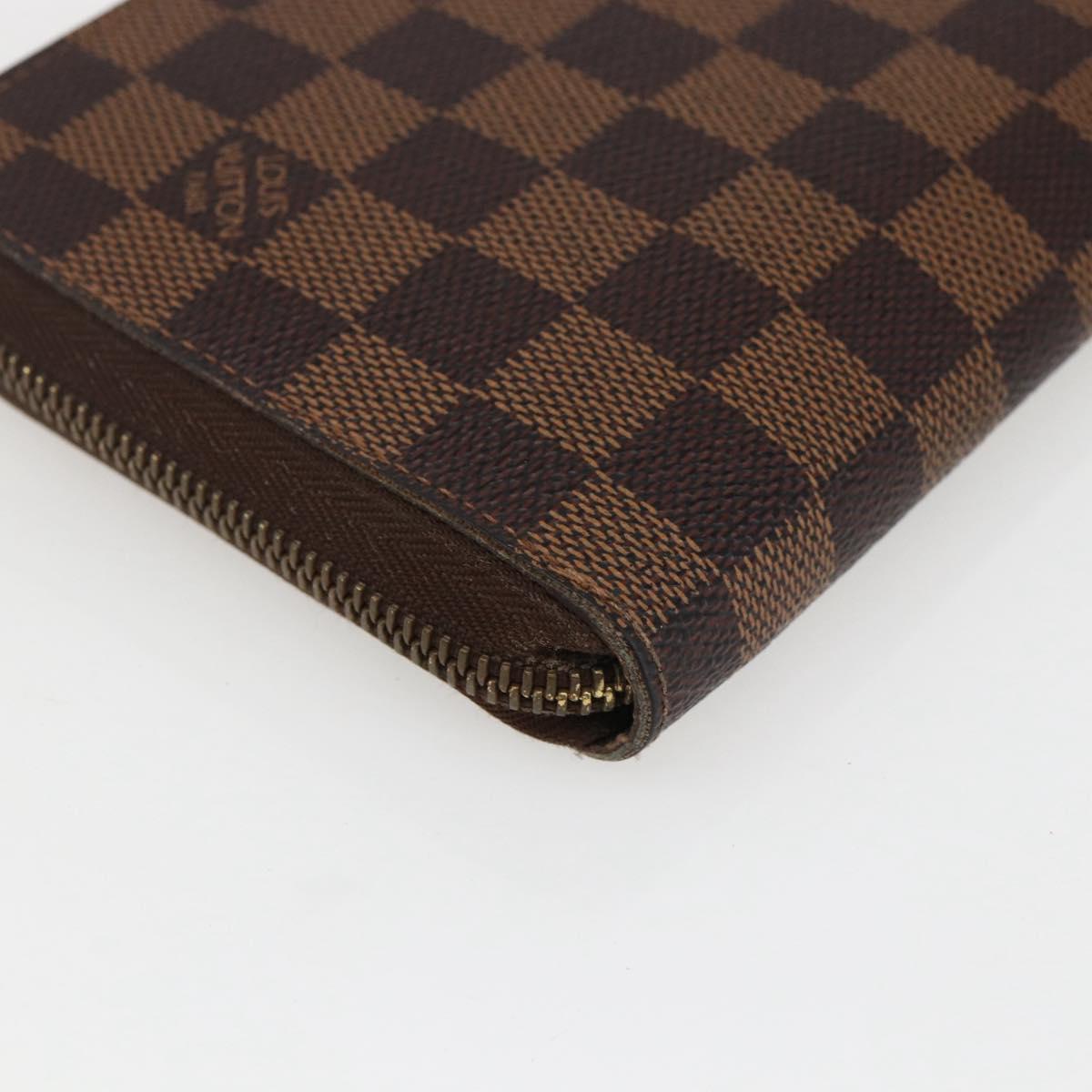 LOUIS VUITTON Damier Ebene Zippy Organizer Long Wallet N60003 LV