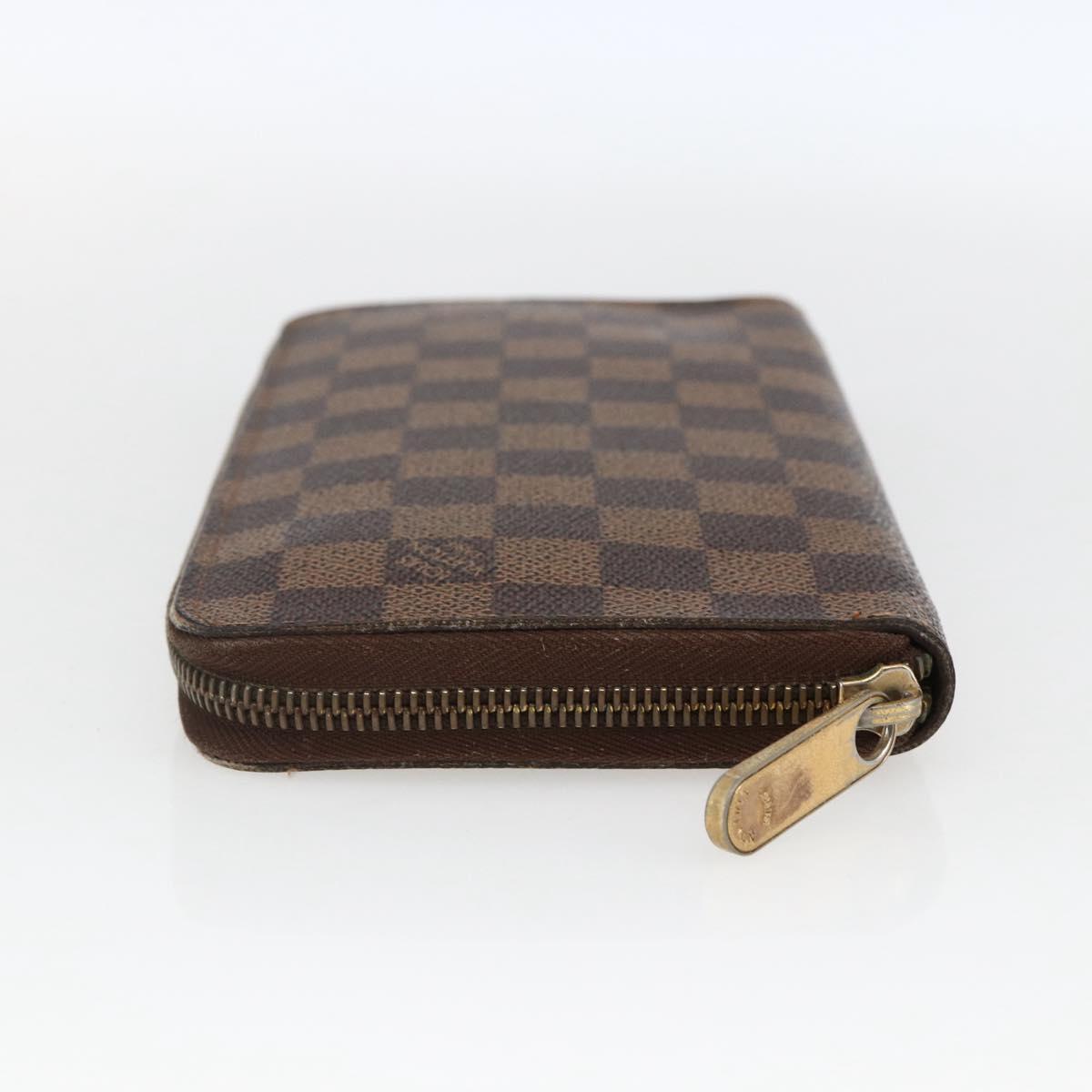 LOUIS VUITTON Damier Ebene Zippy Organizer Long Wallet N60003 LV