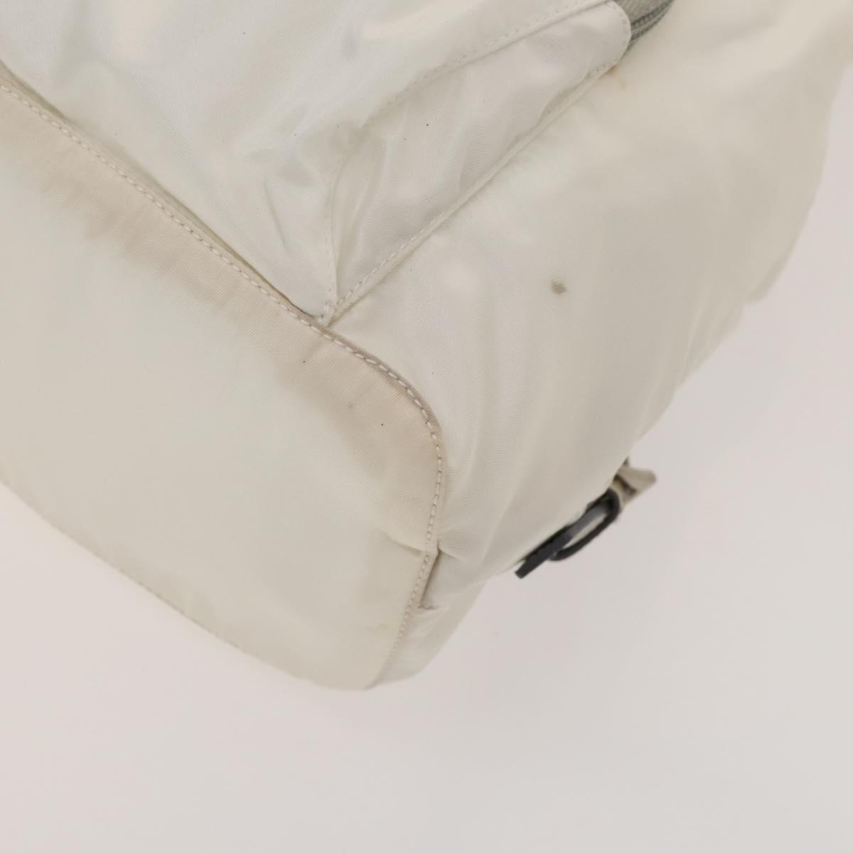 PRADA Backpack Nylon White Silver Auth 134573 PRADA Backpack Nylon White Silver Auth 134573 | eBay main image 2