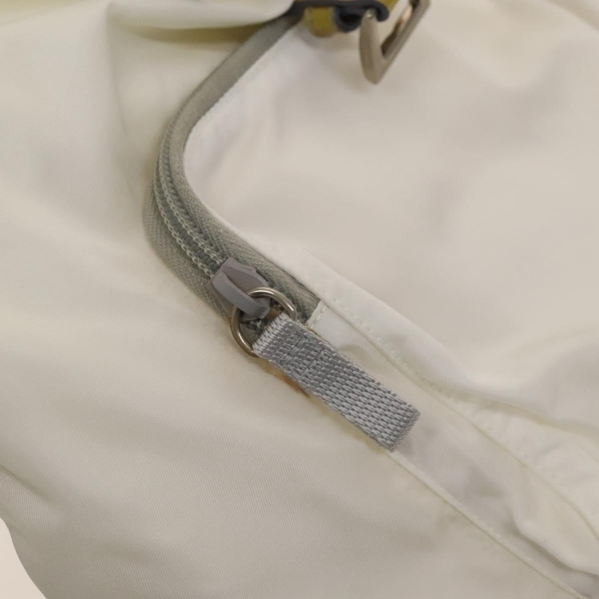 PRADA Backpack Nylon White Silver Auth 134573 PRADA Backpack Nylon White Silver Auth 134573 | eBay main image 3