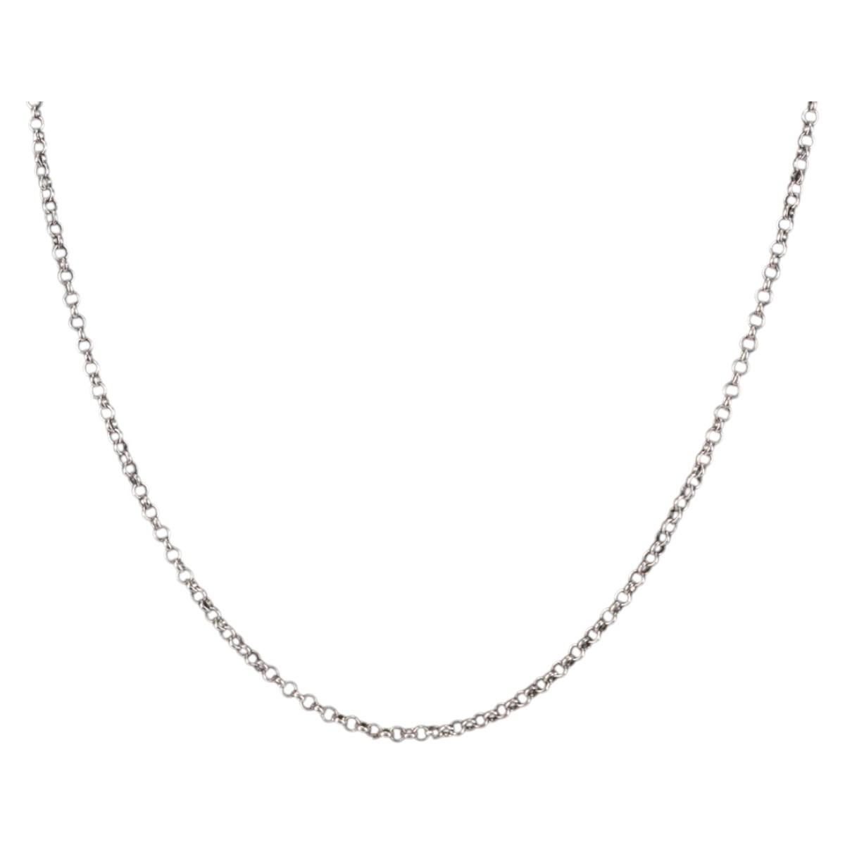 Chrome Hearts Roll Chain Necklace Ag925 Silver Auth 134925M | eBay