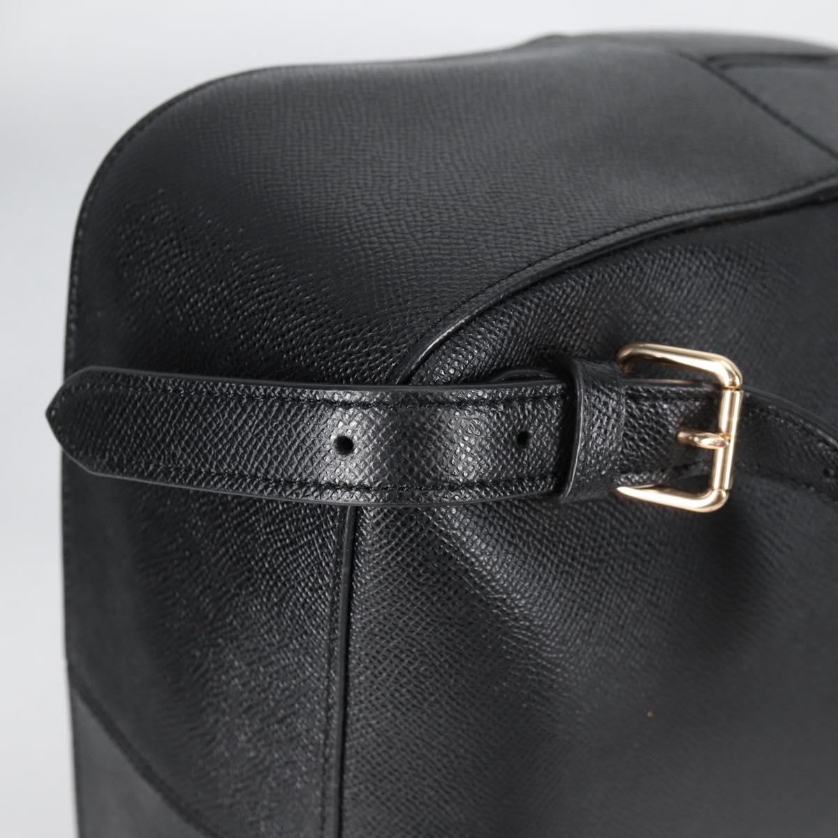 Coach Backpack Leather Gold Black Auth 134985 | eBay display picture 1
