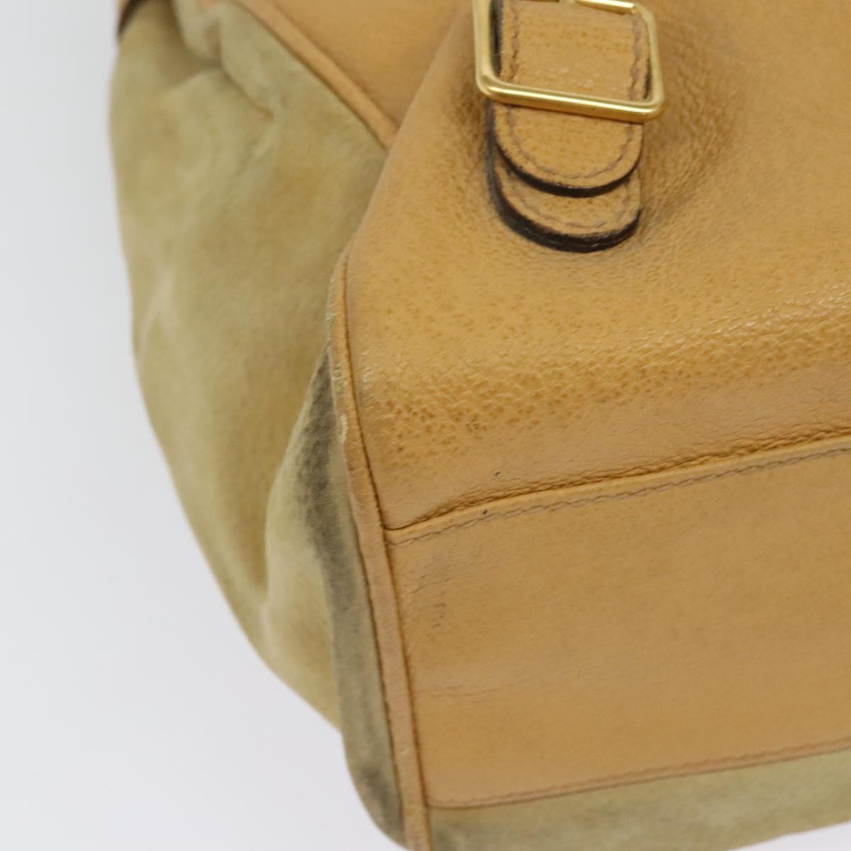 GUCCI Backpack Suede Leather Beige Gold Auth 135058 GUCCI Backpack Suede Leather Beige Gold Auth 135058 | eBay main image 2
