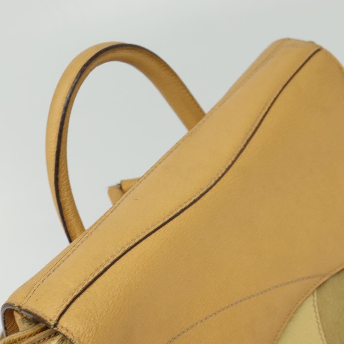 GUCCI Backpack Suede Leather Beige Gold Auth 135058 GUCCI Backpack Suede Leather Beige Gold Auth 135058 | eBay main image 3