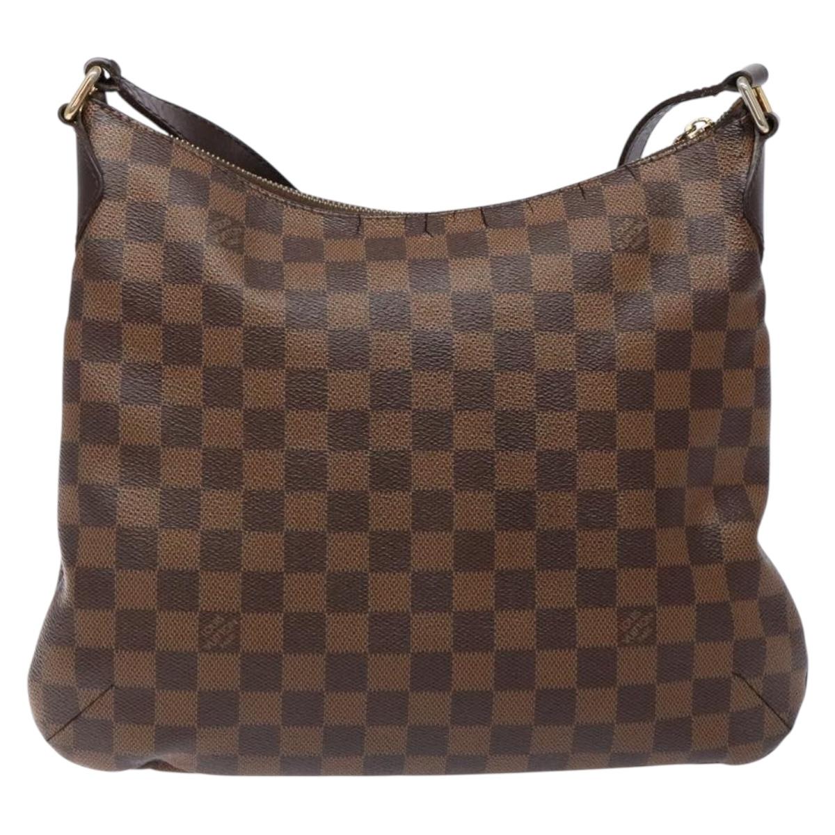 LOUIS VUITTON Damier Ebene Bloomsbury PM Shoulder Bag N42251 LV 