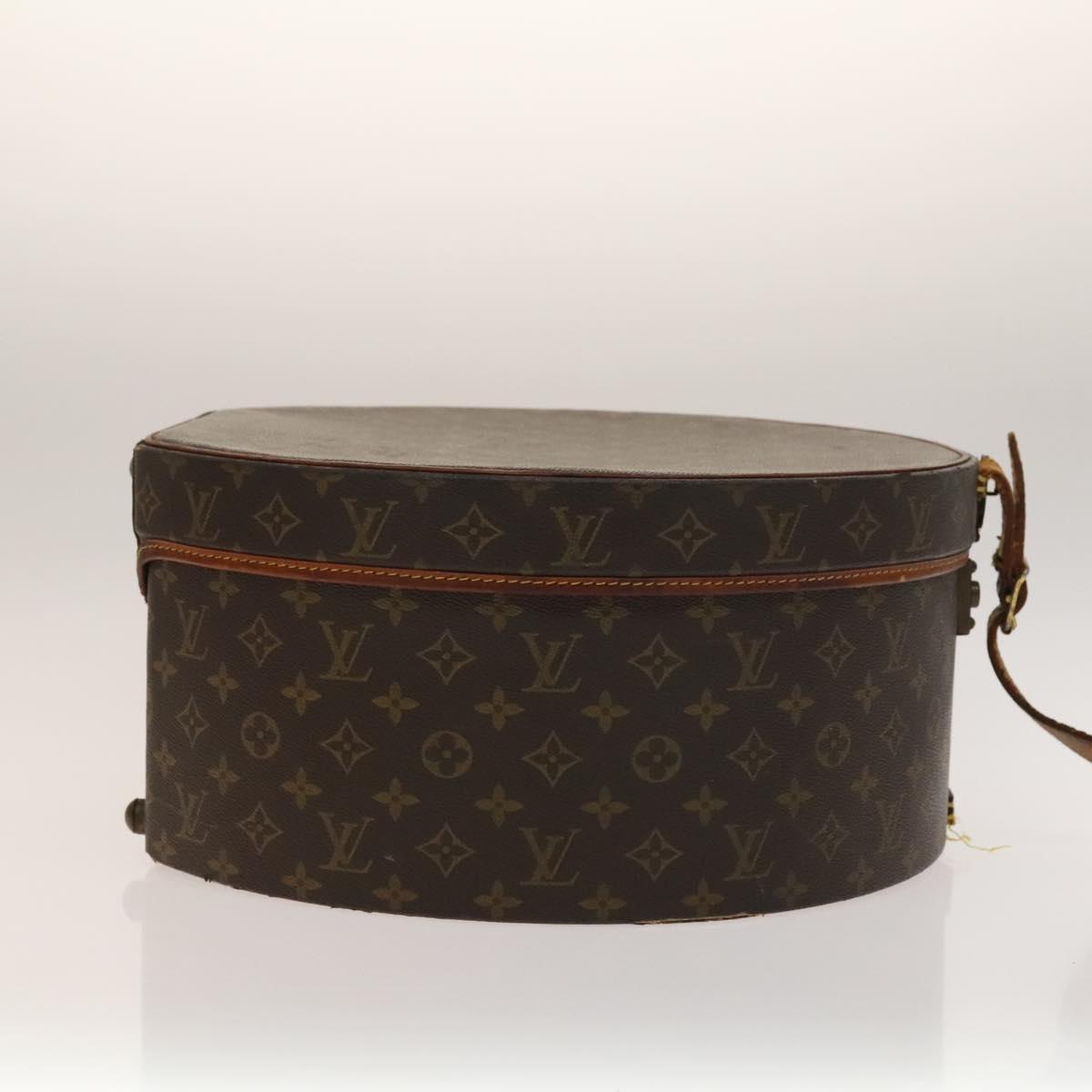 LOUIS VUITTON Monogram Hat Case Boite Chapeau 40 M23624 LV Auth