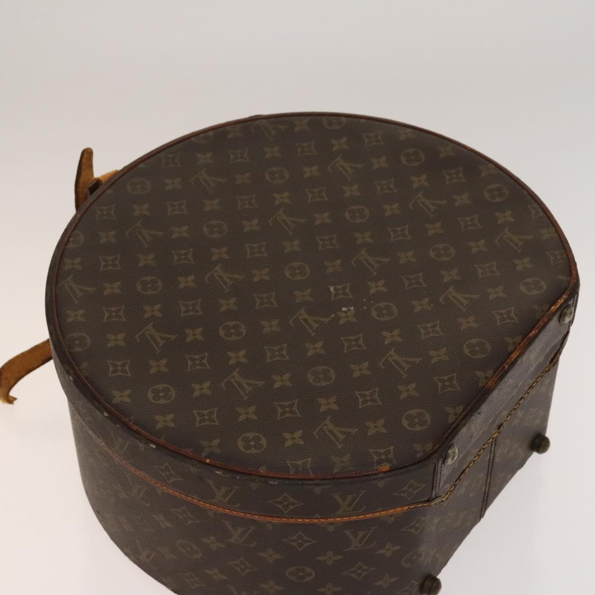 LOUIS VUITTON Monogram Hat Case Boite Chapeau 40 M23624 LV Auth