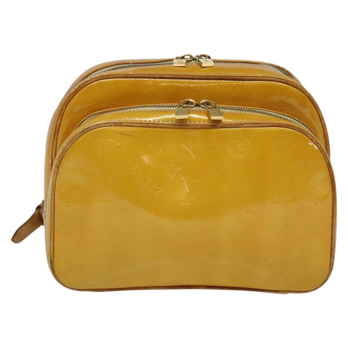 ルイヴィトン モノグラム リュックサック バッグパック マーレイ M91040 LOUIS VUITTON Monogram Vernis Marley Backpack Yellow M91040 LV