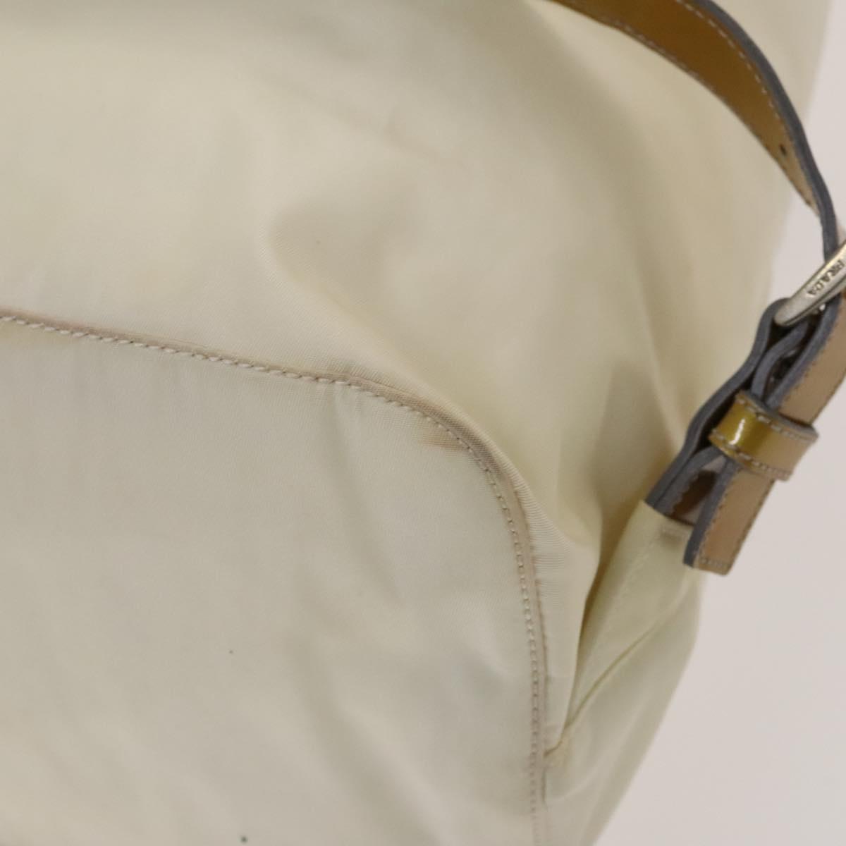PRADA Backpack Nylon White Silver Auth 138353 | eBay display picture 2