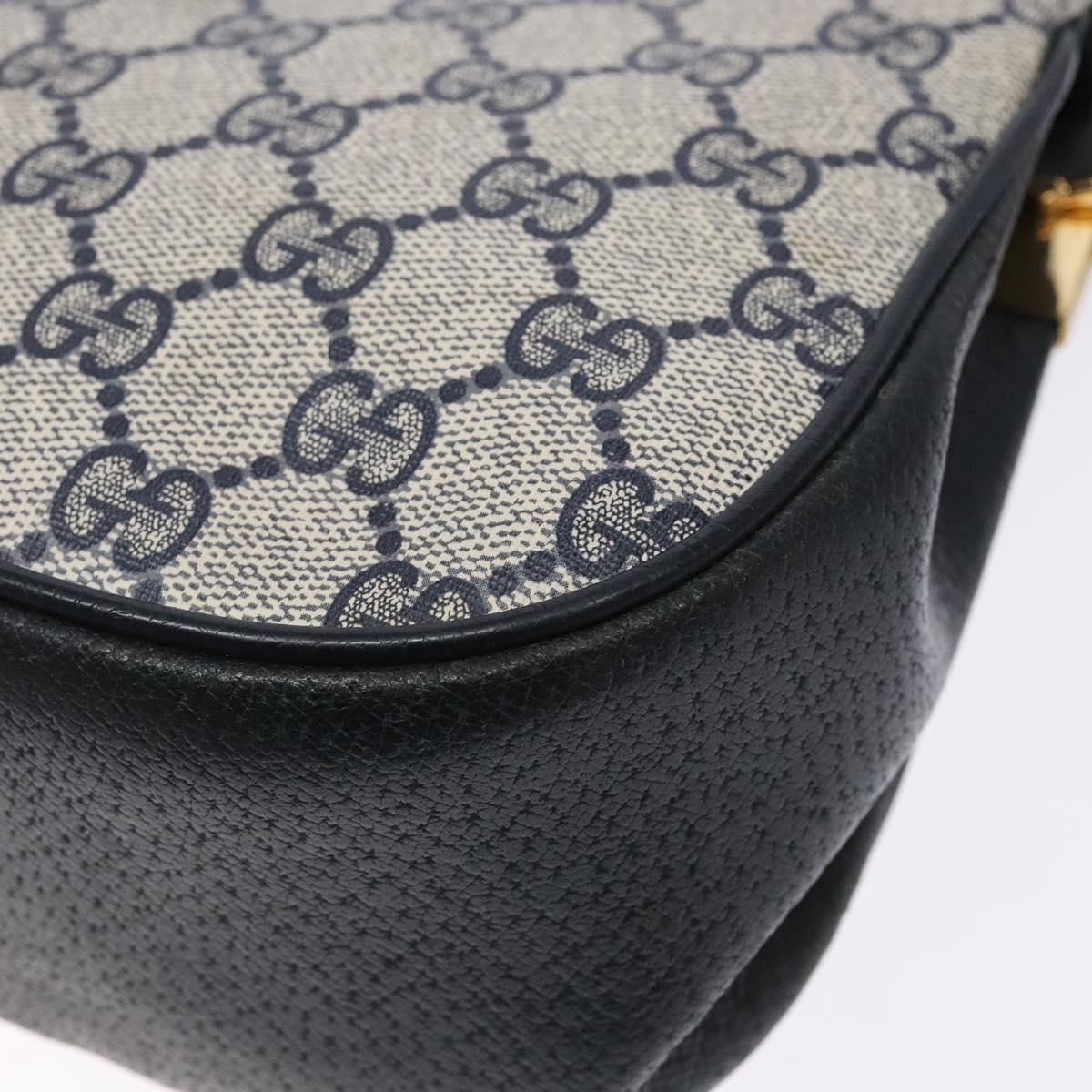 【GUCCI】ショルダーバッグ　GGスプリーム　ネイビー　PVC レザー GUCCI（グッチ） ショルダーバッグ 233268 GGスプリーム ベージュ