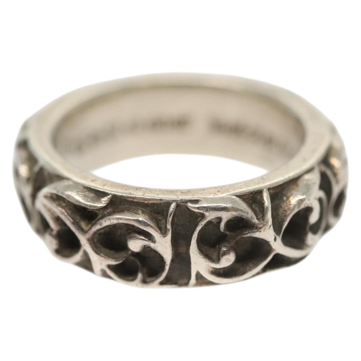 Chrome Hearts Eternity Vine Band Ring Ag925 Silver Auth