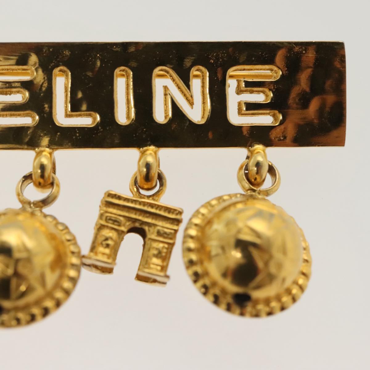 CELINE Brooch metal Gold Auth 138900V | eBay