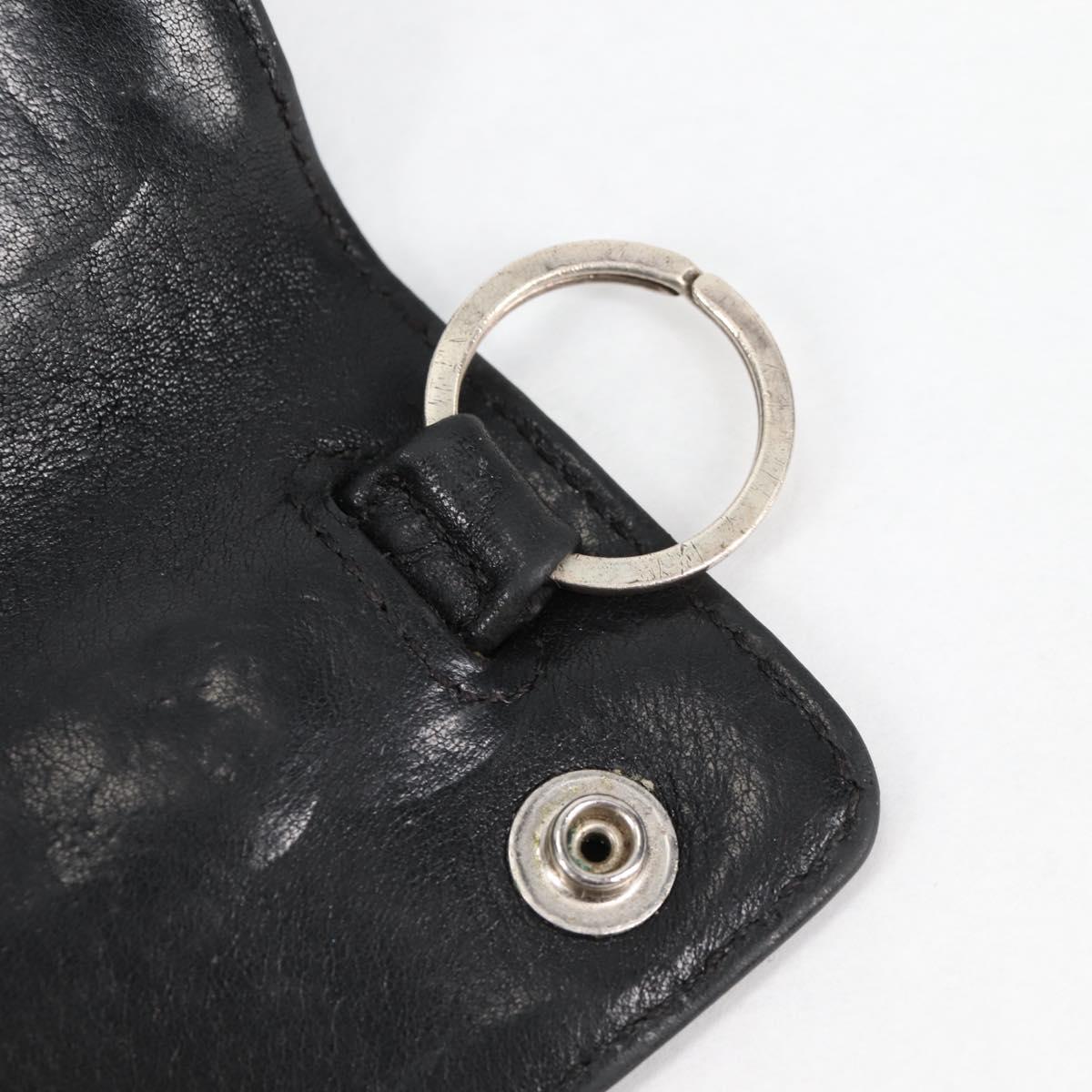Chrome Hearts Key Case Leather Black Auth 138944M | eBay