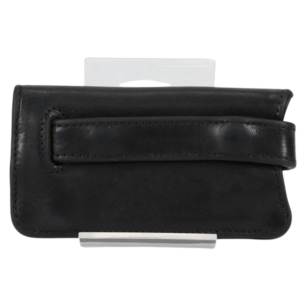 Chrome Hearts Key Case Leather Black Auth 138944M | eBay