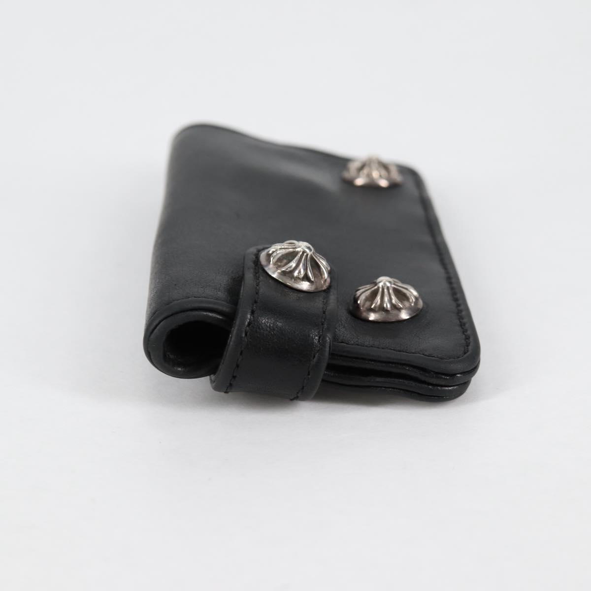 Chrome Hearts Key Case Leather Black Auth 138944M | eBay