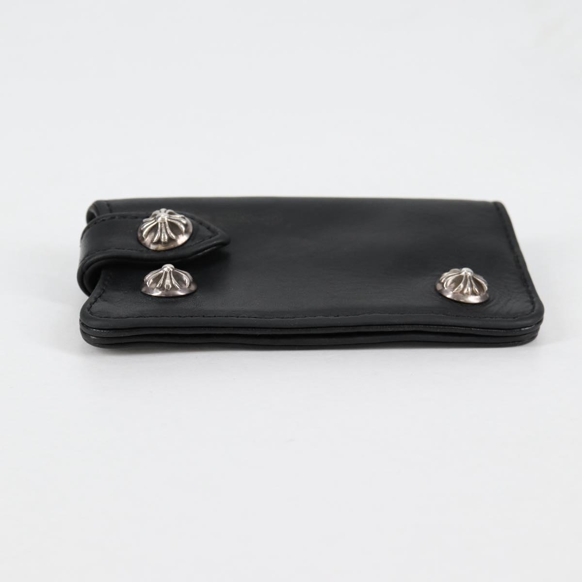Chrome Hearts Key Case Leather Black Auth 138944M | eBay