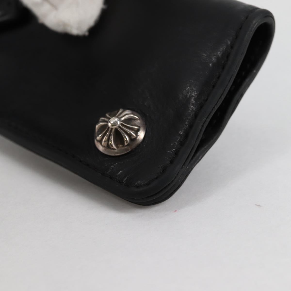 Chrome Hearts Key Case Leather Black Auth 138944M | eBay