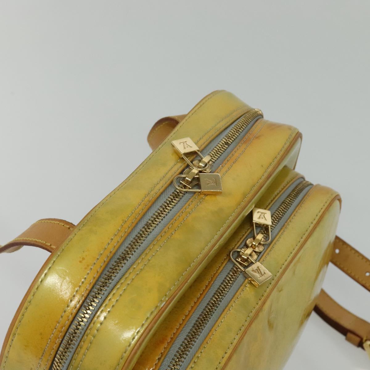 (!re!) LOUIS VUITTON Monogram Vernis Marley Backpack Gris M91038 LV Auth