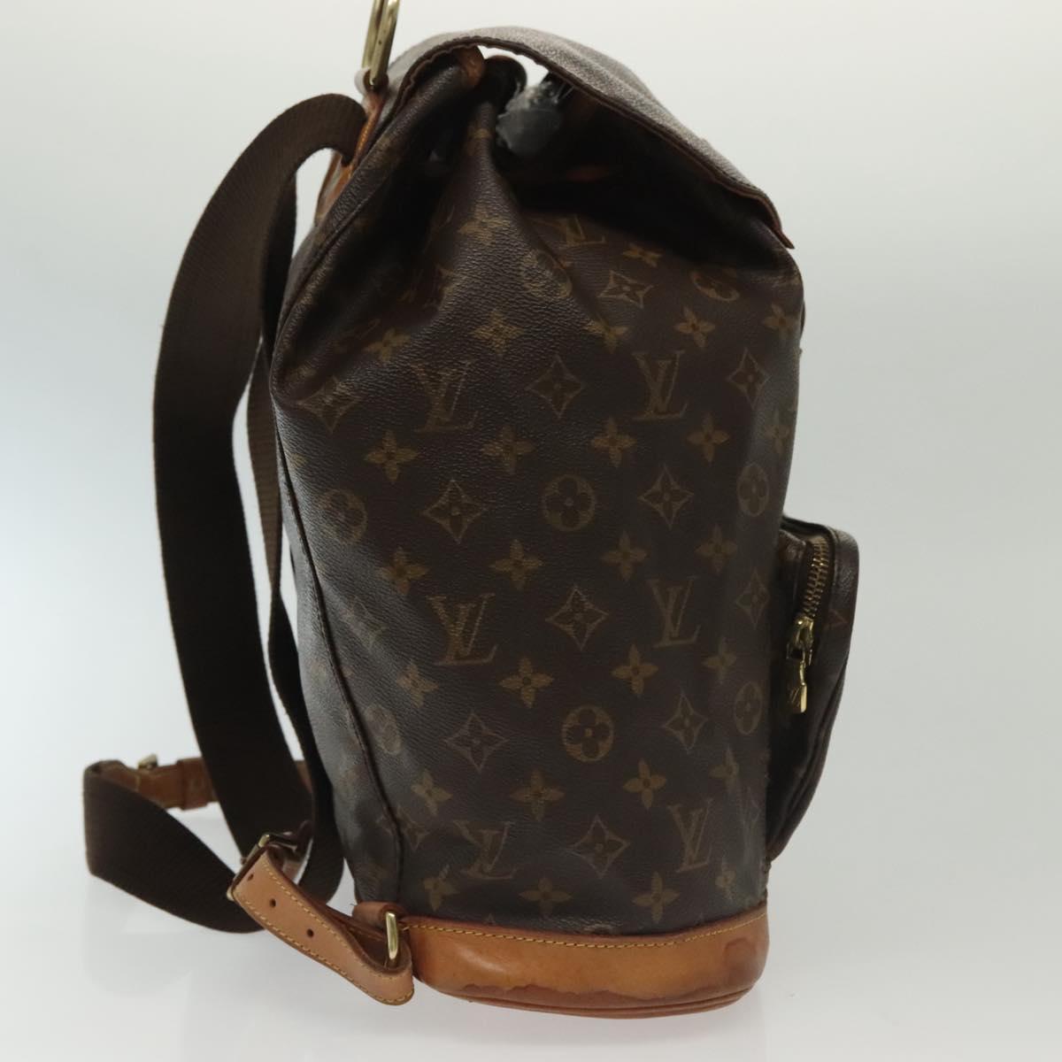 LOUIS VUITTON Monogram Montsouris GM Backpack M51135 LV Auth 159080 Explore a Louis Vuitton Monogram Canvas Montsouris GM  main image 3
