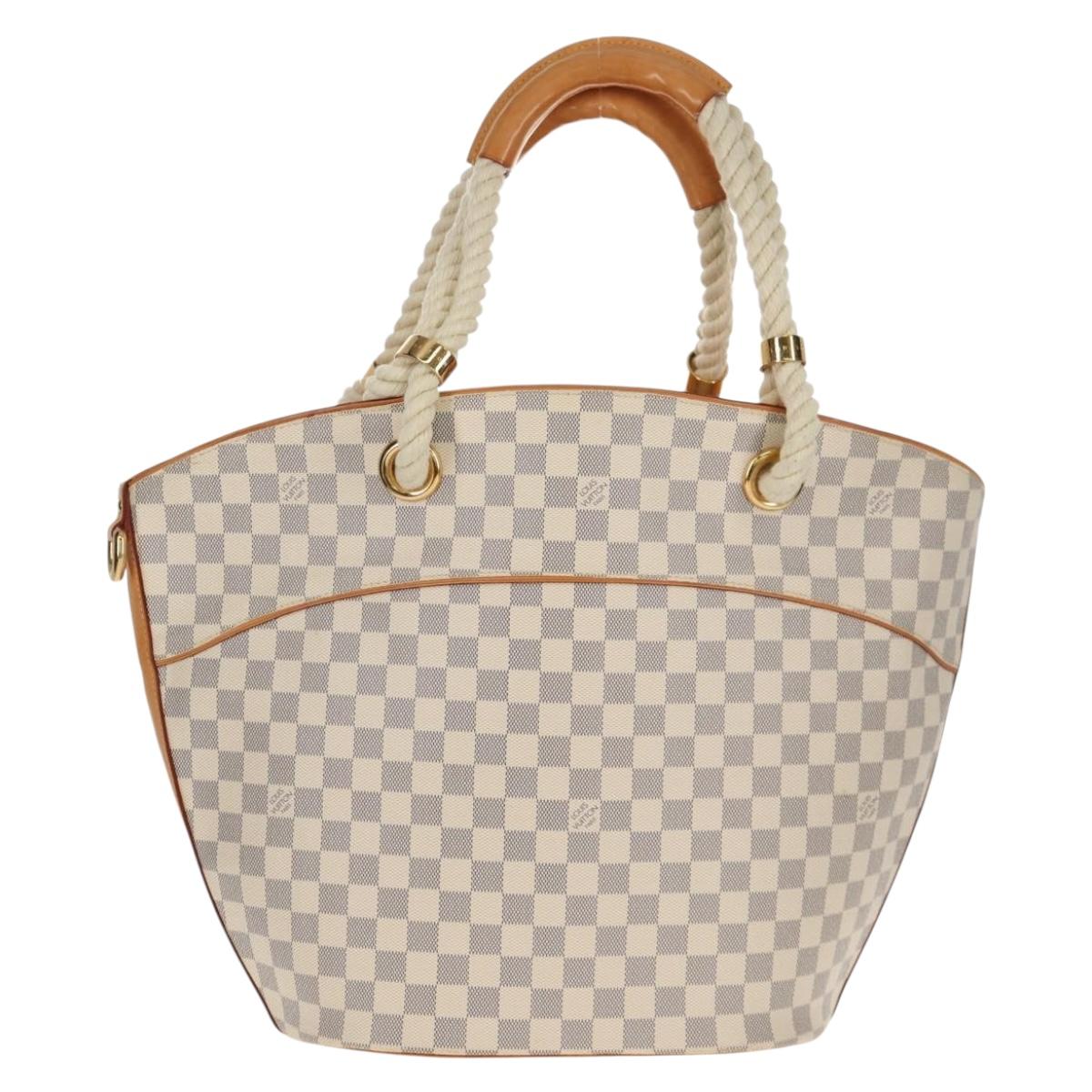 LOUIS VUITTON Damier Azur Pombronn PM Shoulder Bag N48057 LV Auth